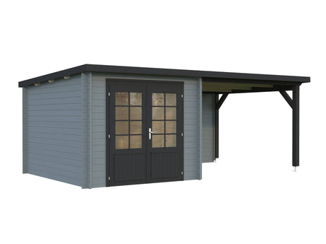 Ella (5.5x3.2m | 6.9+8.2m2 | 28mm) Roof Summer House - Palmako UK