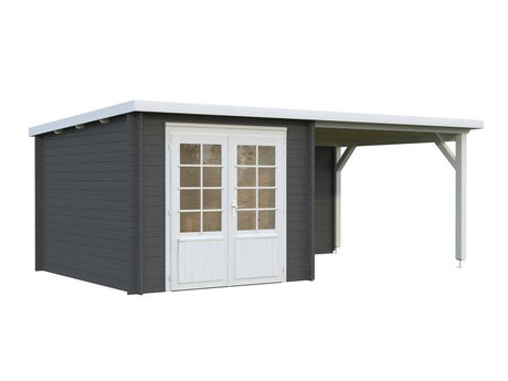 Ella (5.5x3.2m | 6.9+8.2m2 | 28mm) Roof Summer House - Palmako UK