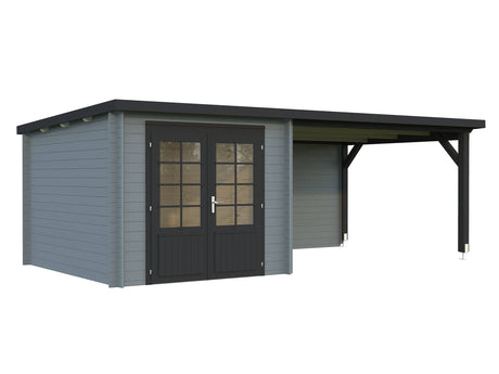 Ella (6.1x3.2m | 6.9+10.0m2 | 28mm) Roof Summer House - Palmako UK