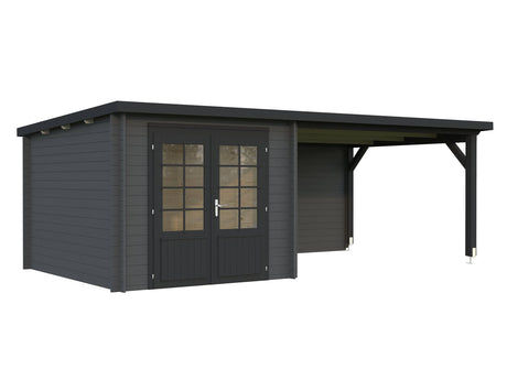 Ella (6.1x3.2m | 6.9+10.0m2 | 28mm) Roof Summer House - Palmako UK