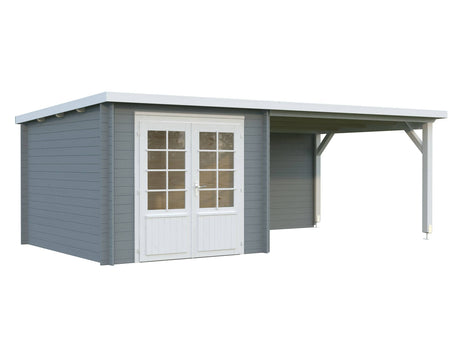 Ella (6.1x3.2m | 6.9+10.0m2 | 28mm) Roof Summer House - Palmako UK