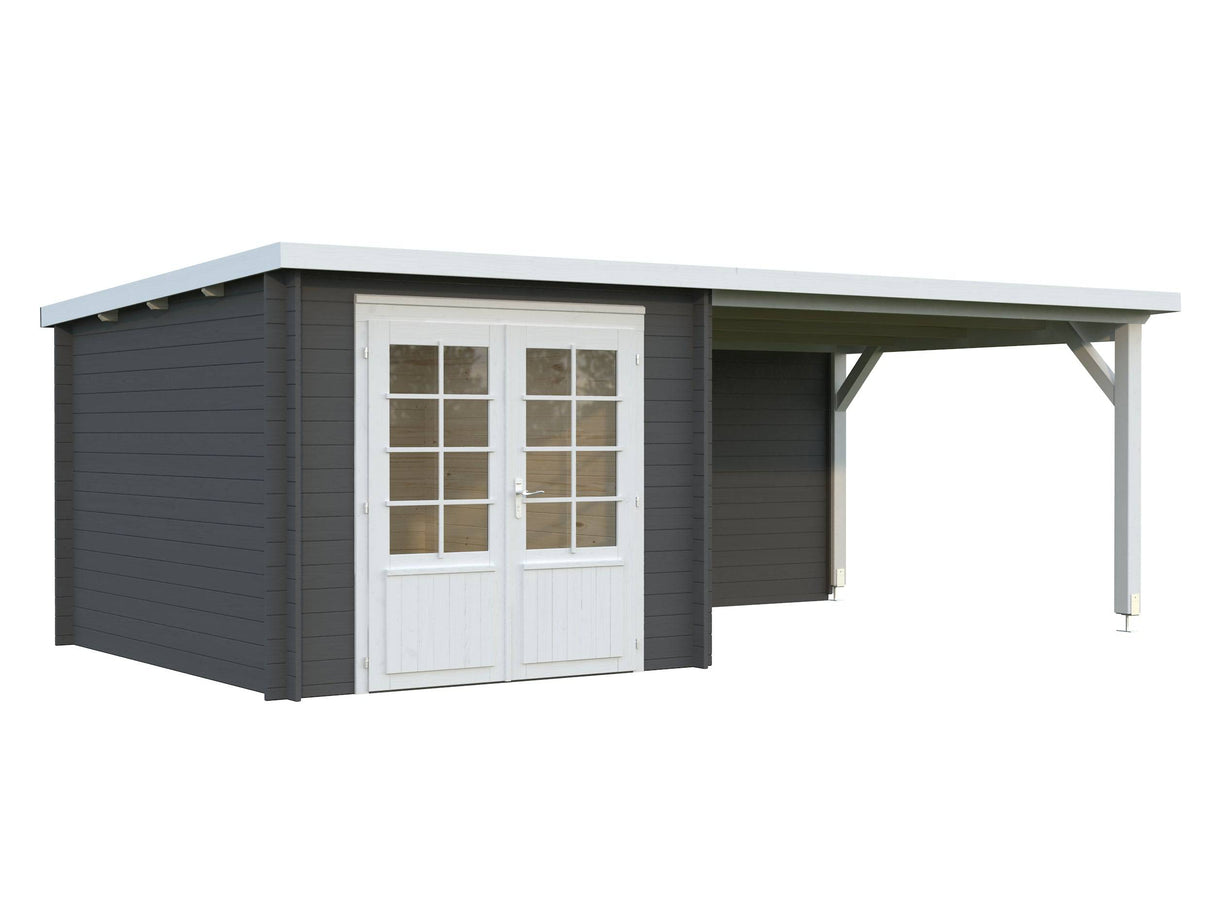 Ella (6.1x3.2m | 6.9+10.0m2 | 28mm) Roof Summer House - Palmako UK