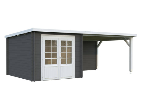 Ella (6.1x3.2m | 6.9+10.0m2 | 28mm) Roof Summer House - Palmako UK