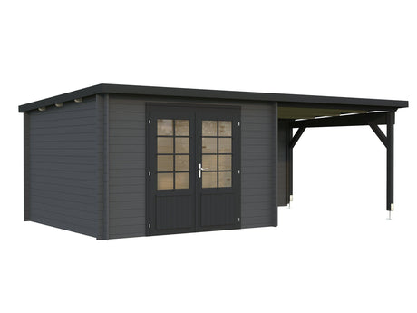 Ella (6.1x3.2m | 8.7+8.2m2 | 28mm) Roof Summer House - Palmako UK
