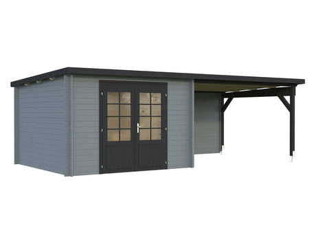 Ella (6.7x3.2m | 8.7+10.0m2 | 28mm) Roof Summer House - Palmako UK
