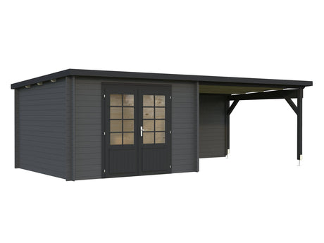 Ella (6.7x3.2m | 8.7+10.0m2 | 28mm) Roof Summer House - Palmako UK