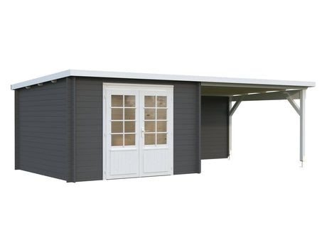 Ella (6.7x3.2m | 8.7+10.0m2 | 28mm) Roof Summer House - Palmako UK