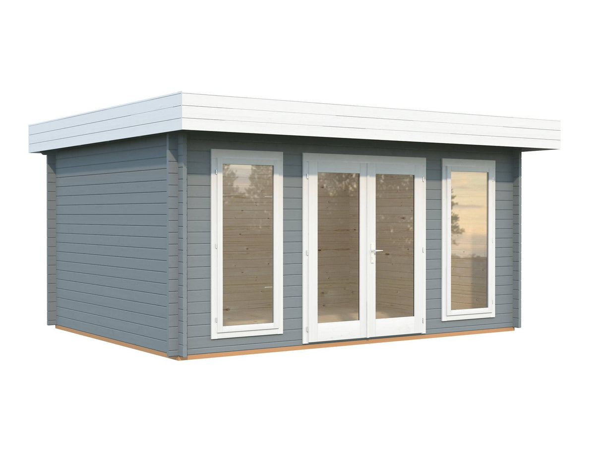 Bret S (4.8x3.6m | 14.8m2 | 44mm) Contemporary Summer House - Palmako UK