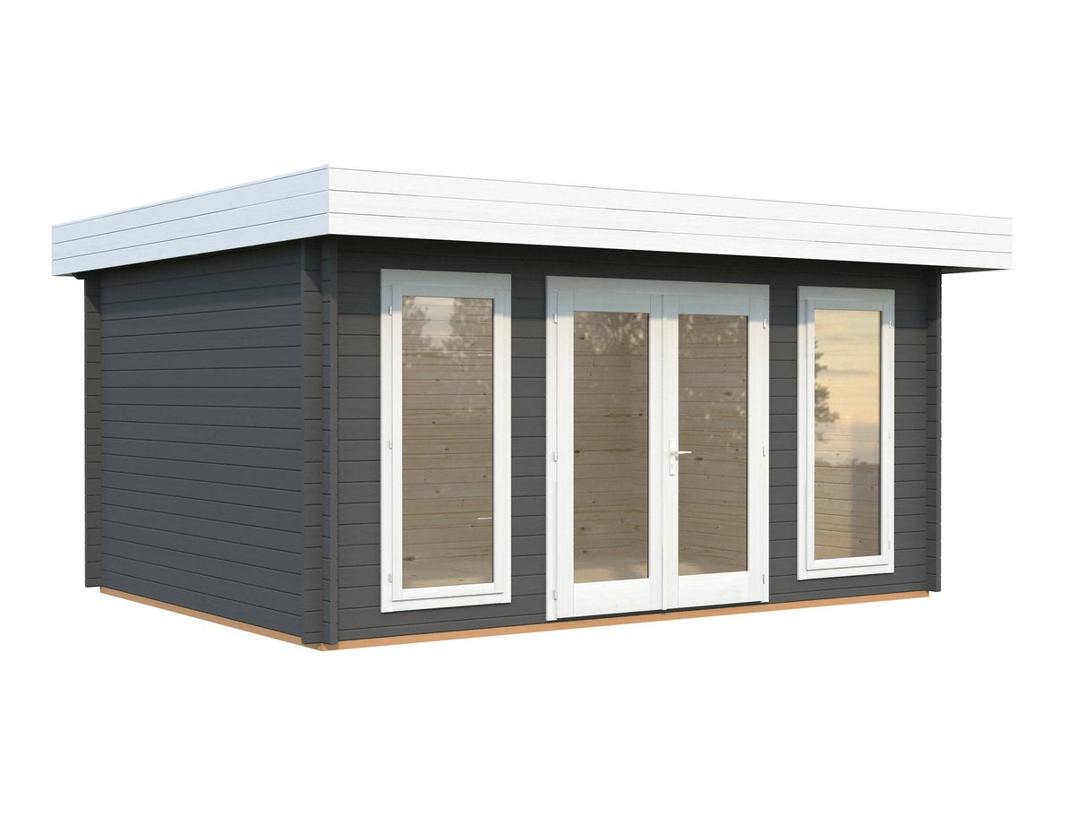 Bret S (4.8x3.6m | 14.8m2 | 44mm) Contemporary Summer House - Palmako UK
