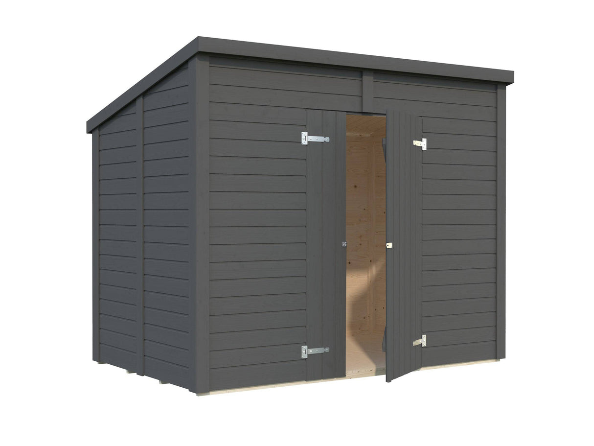 Leif M (2.7x1.7m | 4.5m2) Practical Garden Shed - Palmako UK