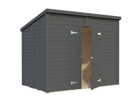 Leif M (2.7x1.7m | 4.5m2) Practical Garden Shed - Palmako UK