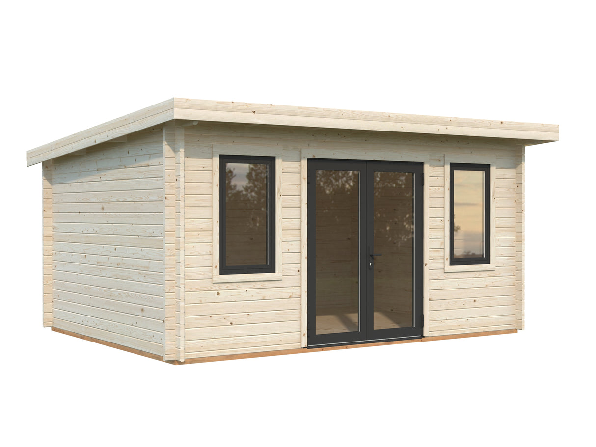 Lisandra M (4,7x3,5m|14,2m2|44mm ) Garden Room with Aluminium Doors and Windows