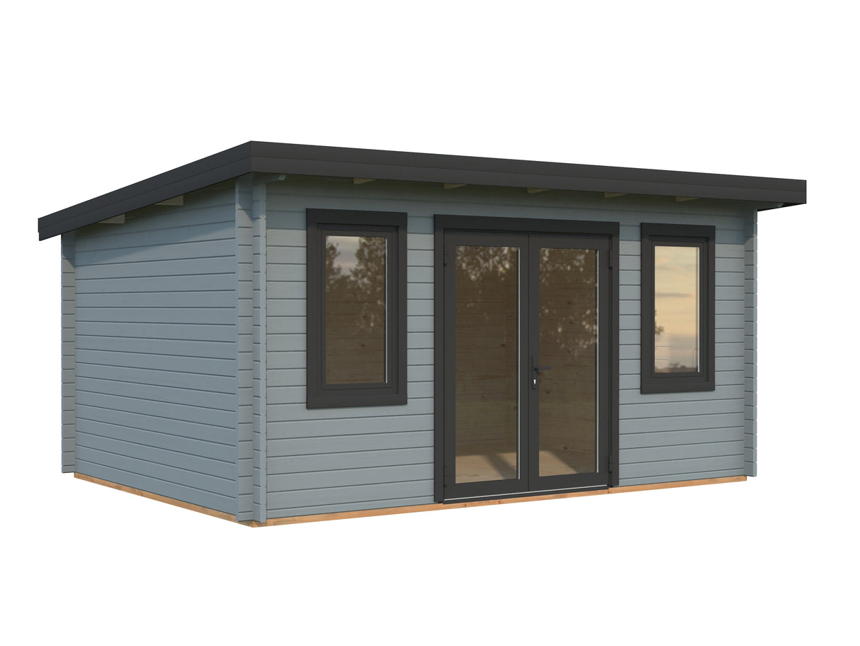 Lisandra M (4,7x3,5m|14,2m2|44mm ) Garden Room with Aluminium Doors and Windows