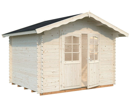 Vivian M (3x2.4m | 6.9m2 | 28mm) Compact Garden Log Cabin - Palmako UK