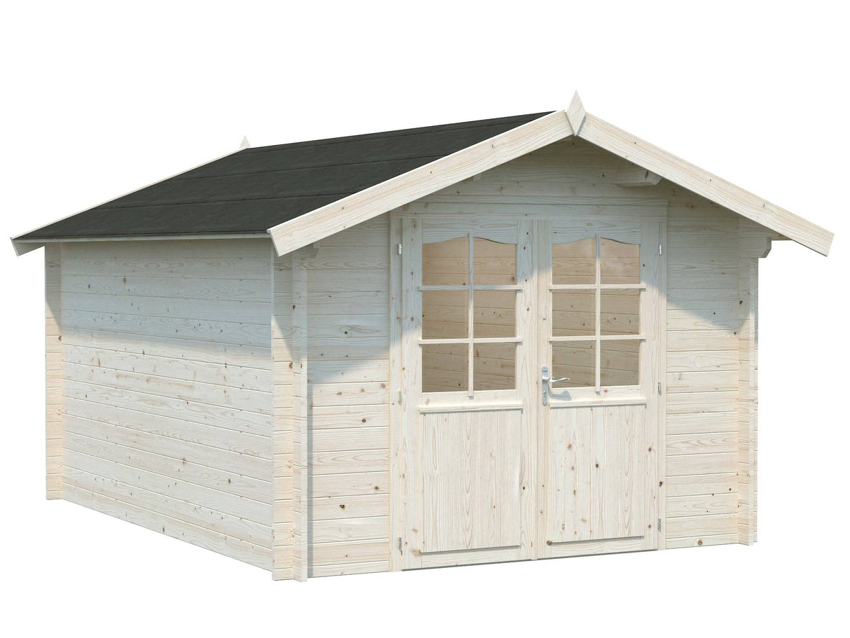 Lotta M (3x4m | 10.0m2 | 34mm) Traditional Garden Log Cabin - Palmako UK