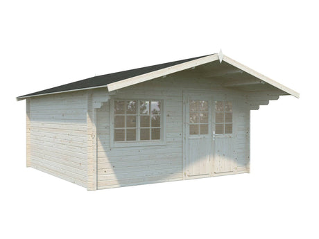 Britta M (4.5x4.5m | 17.5m2 | 40mm) Swiss Chalet Style Garden Log Cabin - Palmako UK