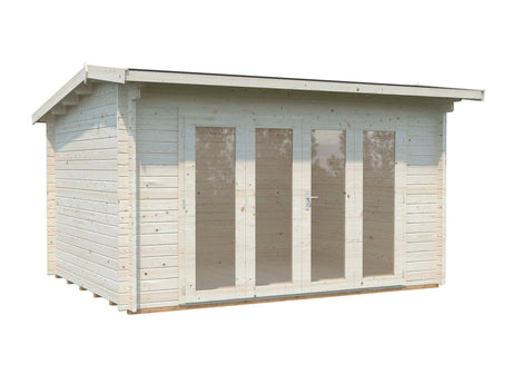 Ines M (3.2x4.1m | 11.1m2 | 44mm) Timber Sunroom with Double Glazed Bi-Fold Doors - Palmako UK