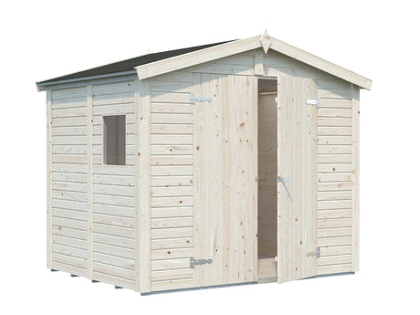 Dan XS (2.4x1.9m | 4.6m2) Compact Timber Garden Shed - Palmako UK