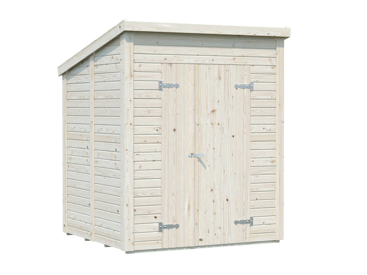 Leif S (1.8x1.7m | 3.0m2) Compact Garden Shed - Palmako UK