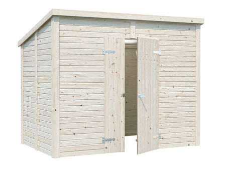 Leif M (2.7x1.7m | 4.5m2) Practical Garden Shed - Palmako UK