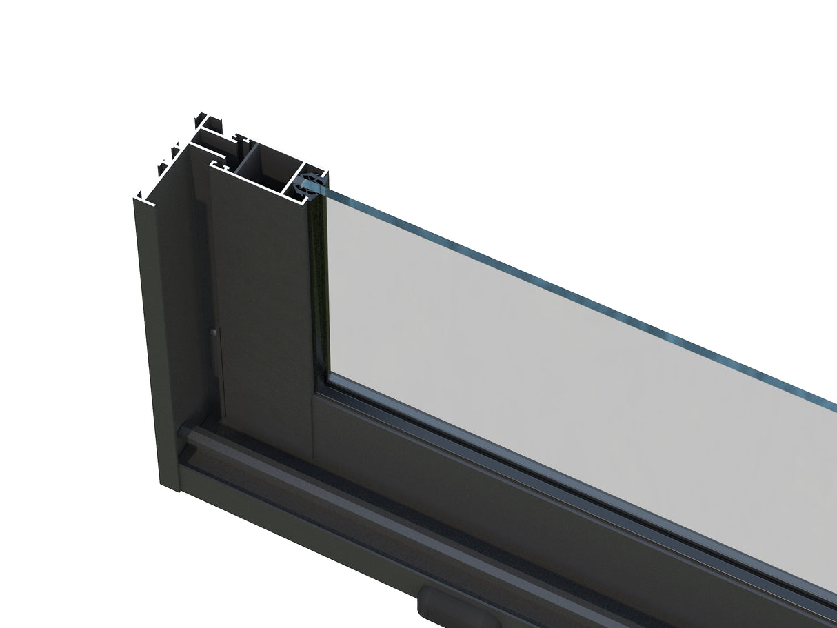 Lumi M (4,2x3m|11,6m2|120x120mm ) Glass Extension Attached Conservatory