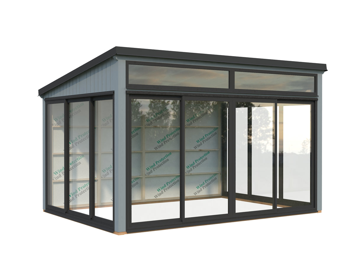 Saga S (4,2x3m|11,6m2|120x120mm ) Compact Detached Garden Conservatory