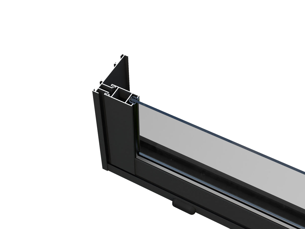 Saga M (5,8x3m|16,2m2|120x120mm ) Detached Modern Glass Conservatory