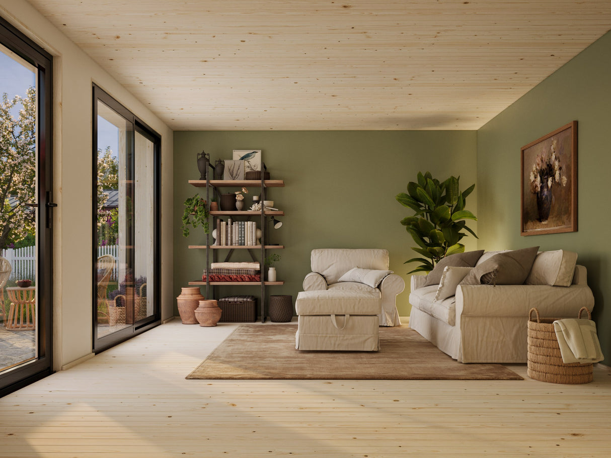 Rebekka M (5,6x4,5m|19,4m2|18mm ) Insulation-ready Nordic Tiny House