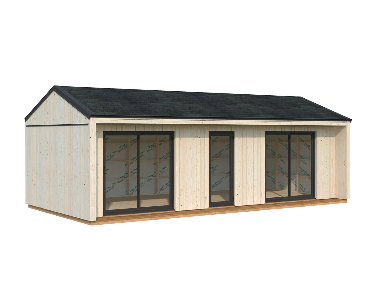 Rebekka XL (9,x4,5m|31,8m2|18mm ) Large Insulation-ready Nordic Tiny House