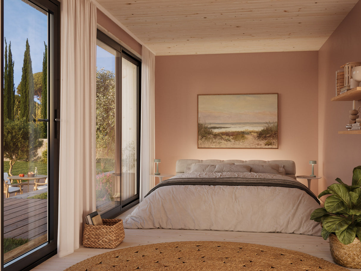 Johanna S (5,6x3,4m|13,6m2|18mm ) Compact Modern Nordic Tiny House - Insulation-ready