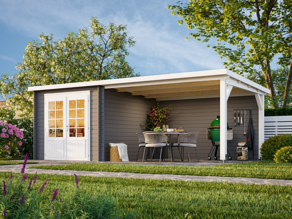Ella (6.1x3.2m | 6.9+10.0m2 | 28mm) Roof Summer House - Palmako UK