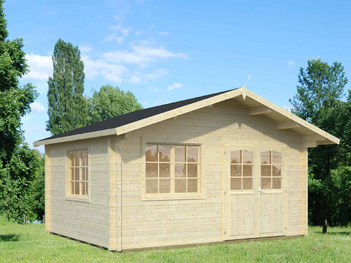 Alaska 3 (4,7x4,7m | 19m2 | 70mm) Log Cabin - Palmako UK