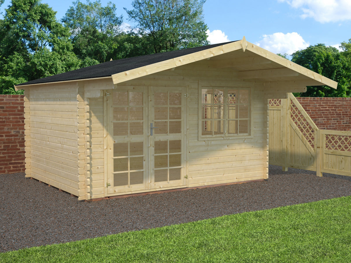 England (4,04x3,04m | 10,3m2 | 40mm) Log Cabin - Palmako UK