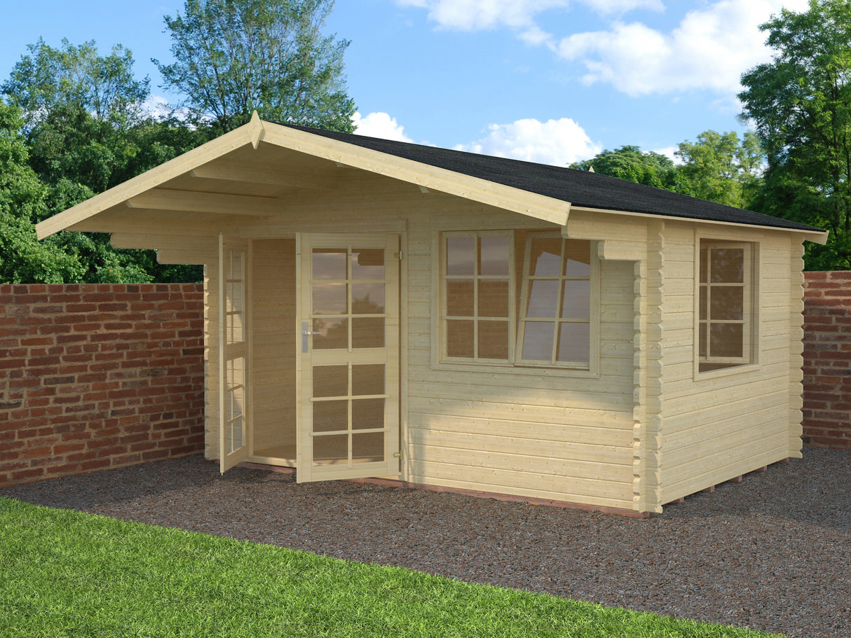 England (4,04x3,04m | 10,3m2 | 40mm) Log Cabin - Palmako UK