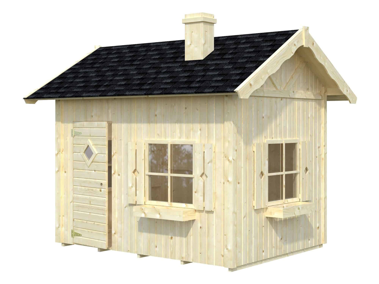 Grete (2.3x1.8m | 3.7m2 | 16mm) Playhouse - Palmako UK