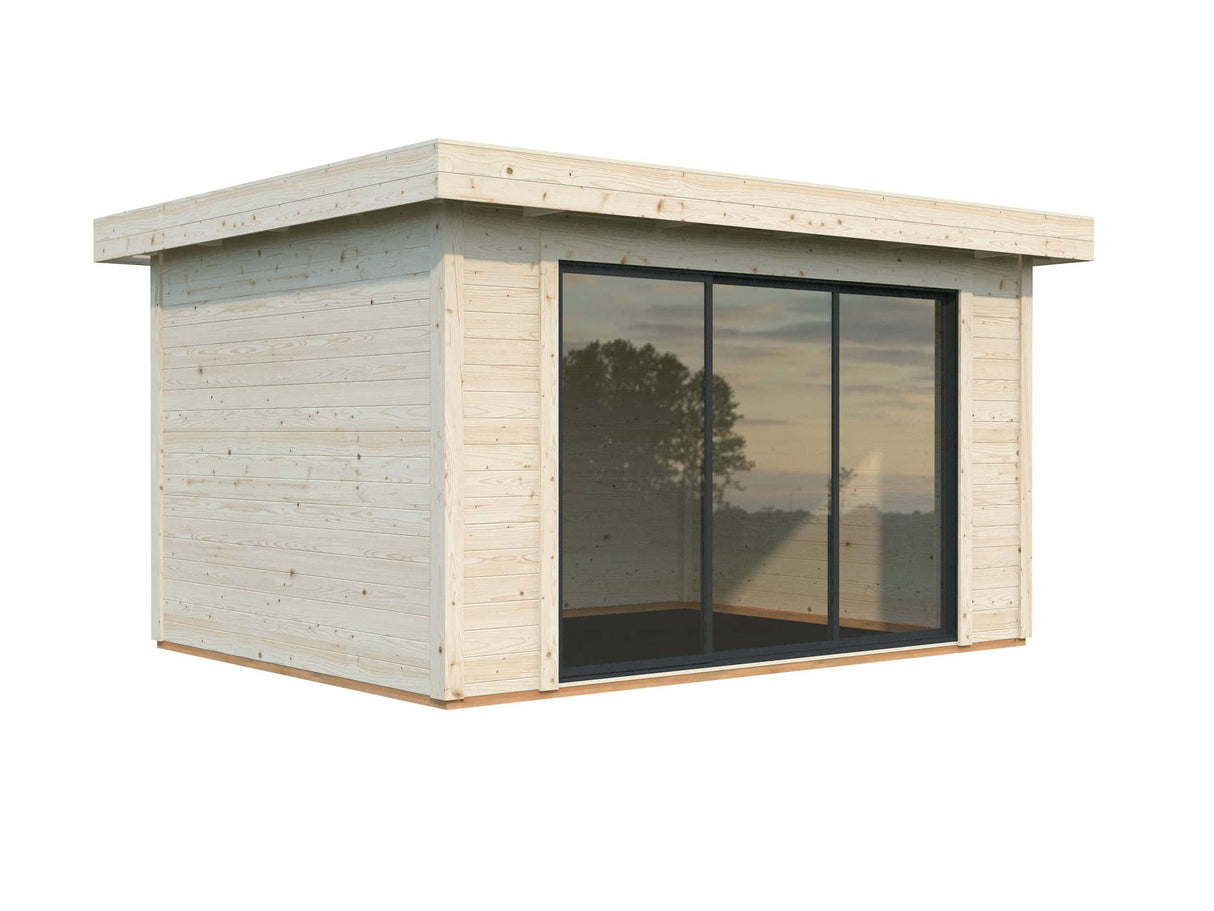 Lydia M (4x3m | 10.8m2 | 28mm) Summer House with Sliding Doors - Palmako UK