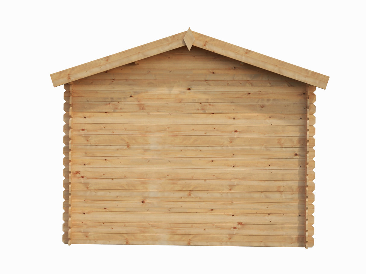 Makro 19-1 (2,6x2m | 4,3m2 | 19mm) Pressure Treated Log Shed - Palmako UK
