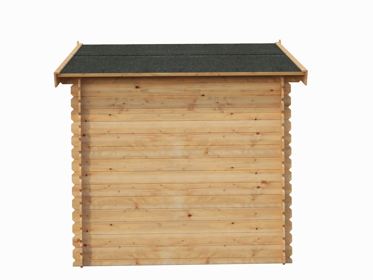 Makro 19-1 (2,6x2m | 4,3m2 | 19mm) Pressure Treated Log Shed - Palmako UK