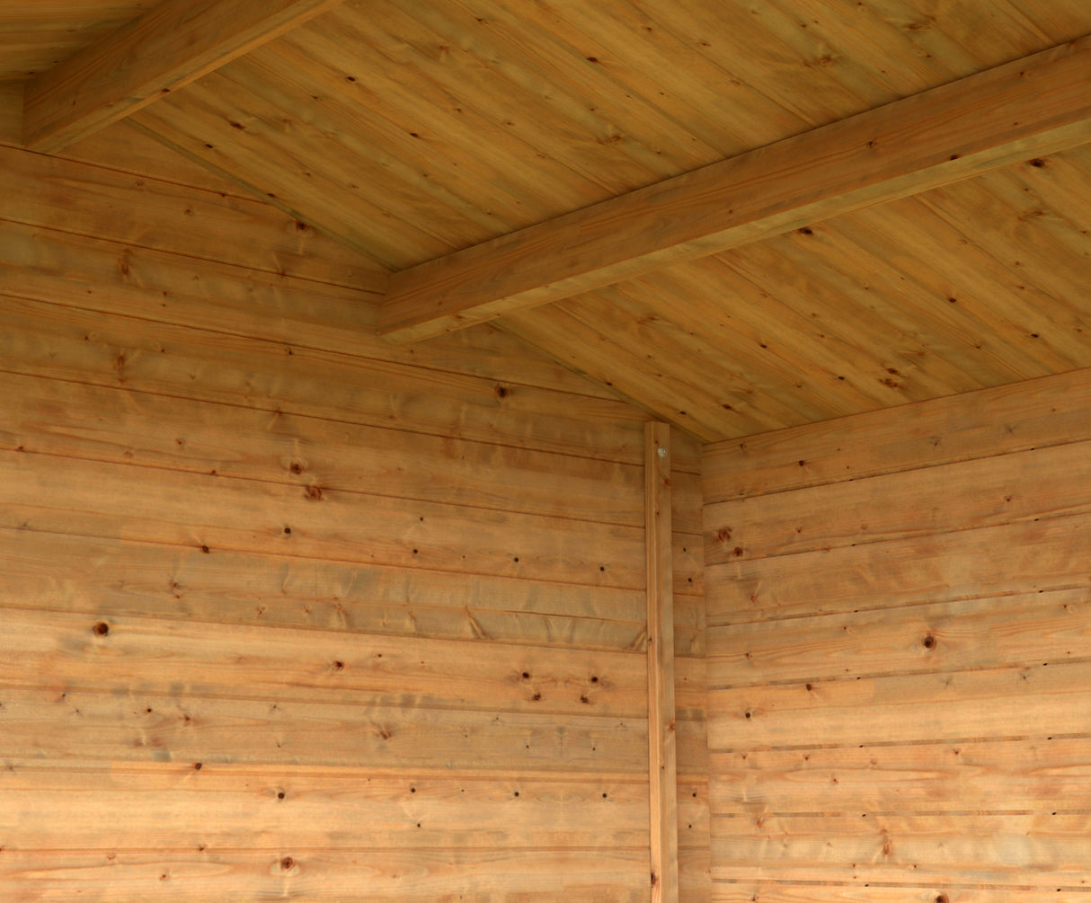 Makro 19-1 (2,6x2m | 4,3m2 | 19mm) Pressure Treated Log Shed - Palmako UK