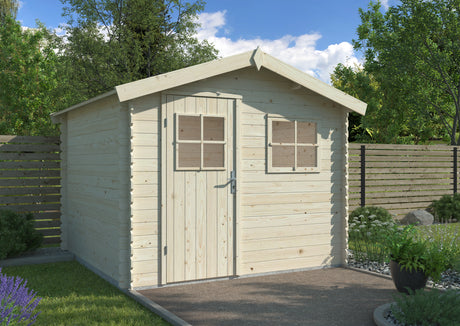 Makro (2,6x2,6m | 5,8m2 | 19mm) Log Shed - Palmako UK