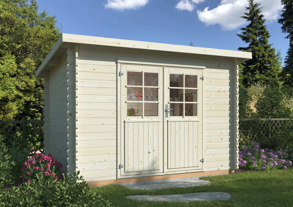 Malta (3,2x2,2m | 5,7m2 | 28mm) Log Shed - Palmako UK