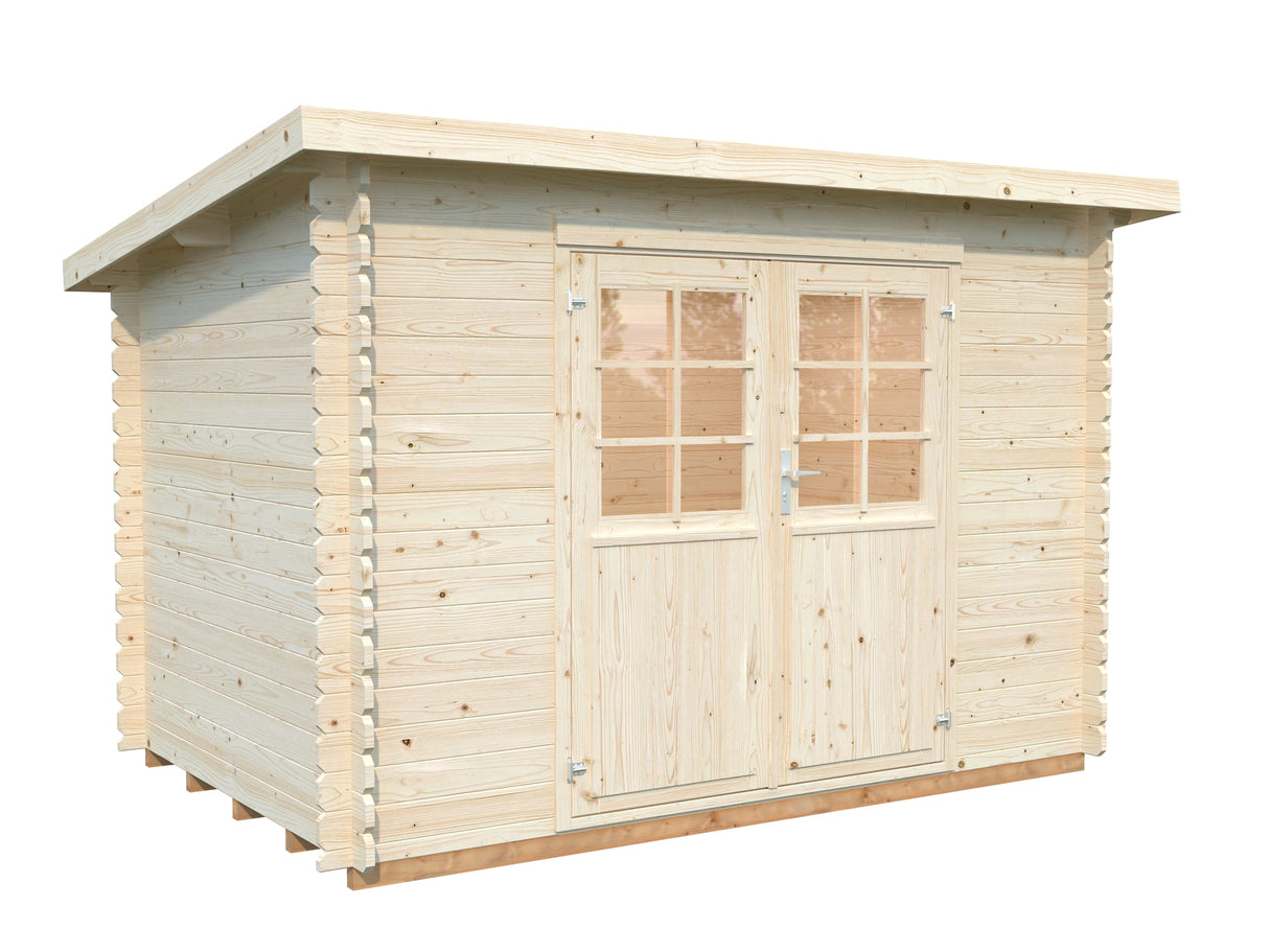 Malta (3,2x2,2m | 5,7m2 | 28mm) Log Shed - Palmako UK