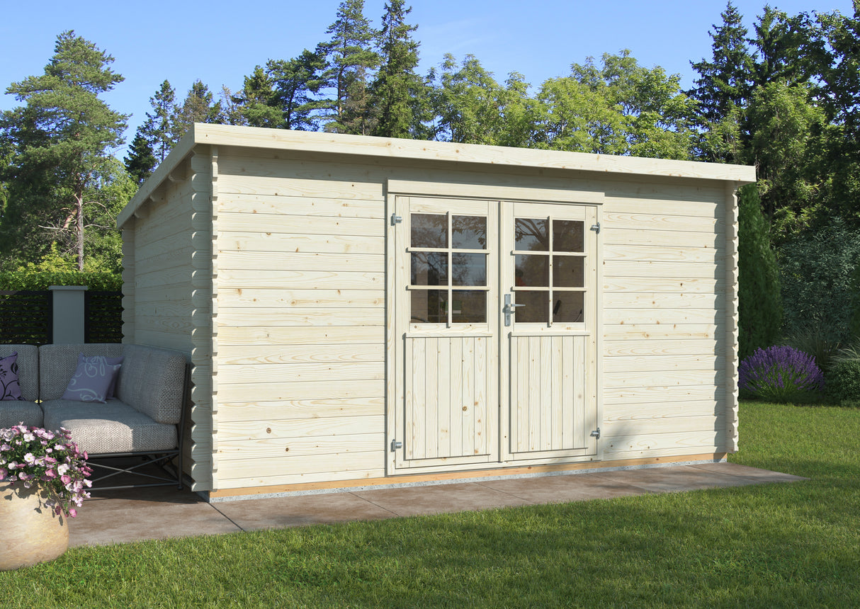 Malta (3,12x3,12m | 11,1m2 | 28mm) Log Shed - Palmako UK