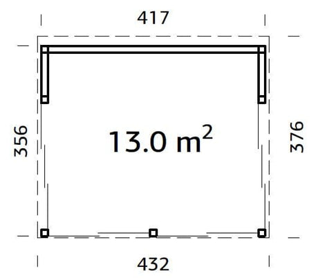 Nova S (4.2x3.6m | 13.0m2 | 18mm) Pavilion
