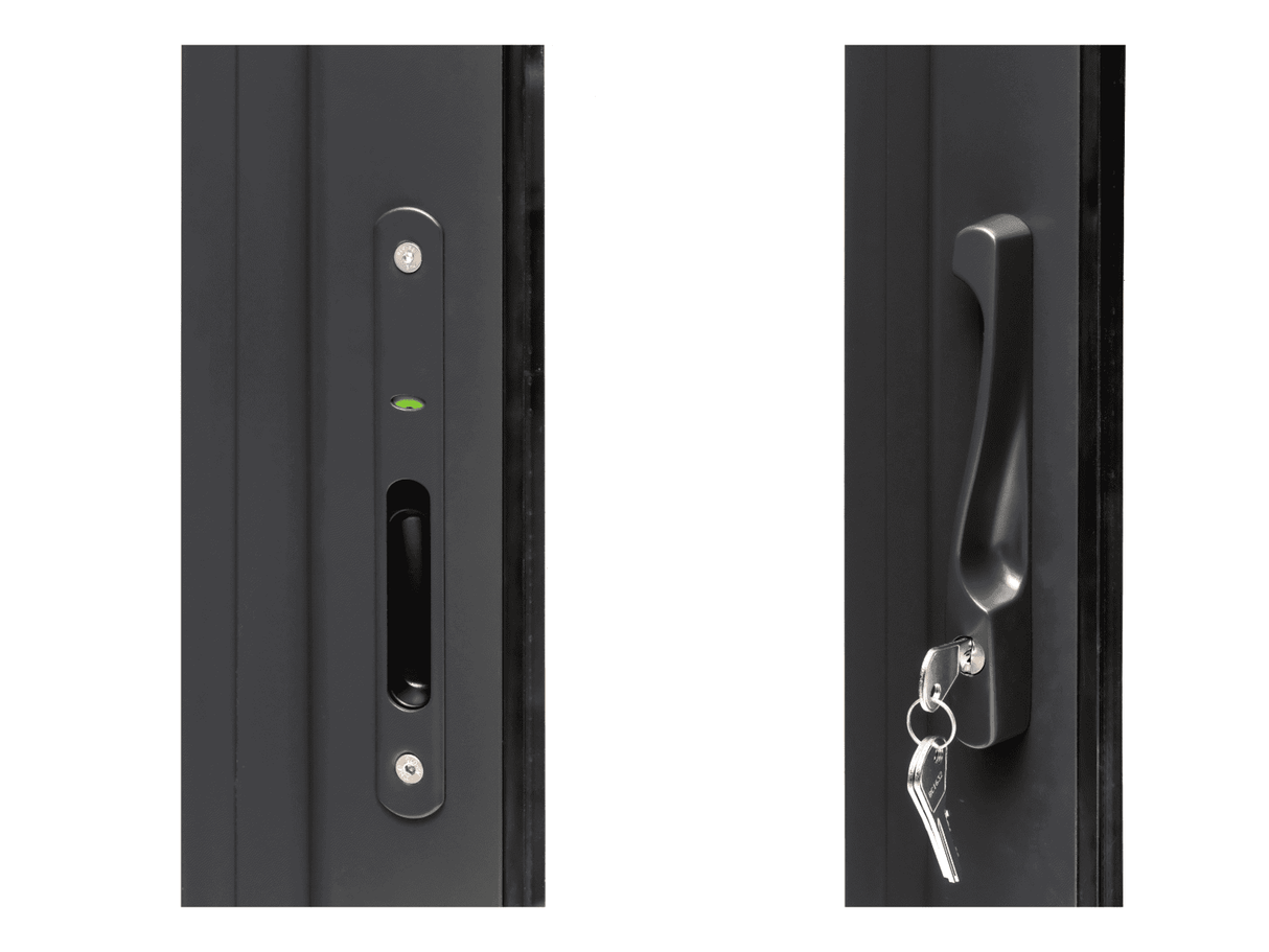 Grace (5x3m | 14.1m2 | 56mm) Year-Round Glue-Laminated Garden House with Double Glazed Sliding Doors - Palmako UK