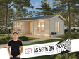 Anna M (7.7x4m | 26.8+1.9m2 | 70mm) Modern Two Room Timber Holiday Cottage - As Seen On Living Big In a Tiny House - Palmako UK