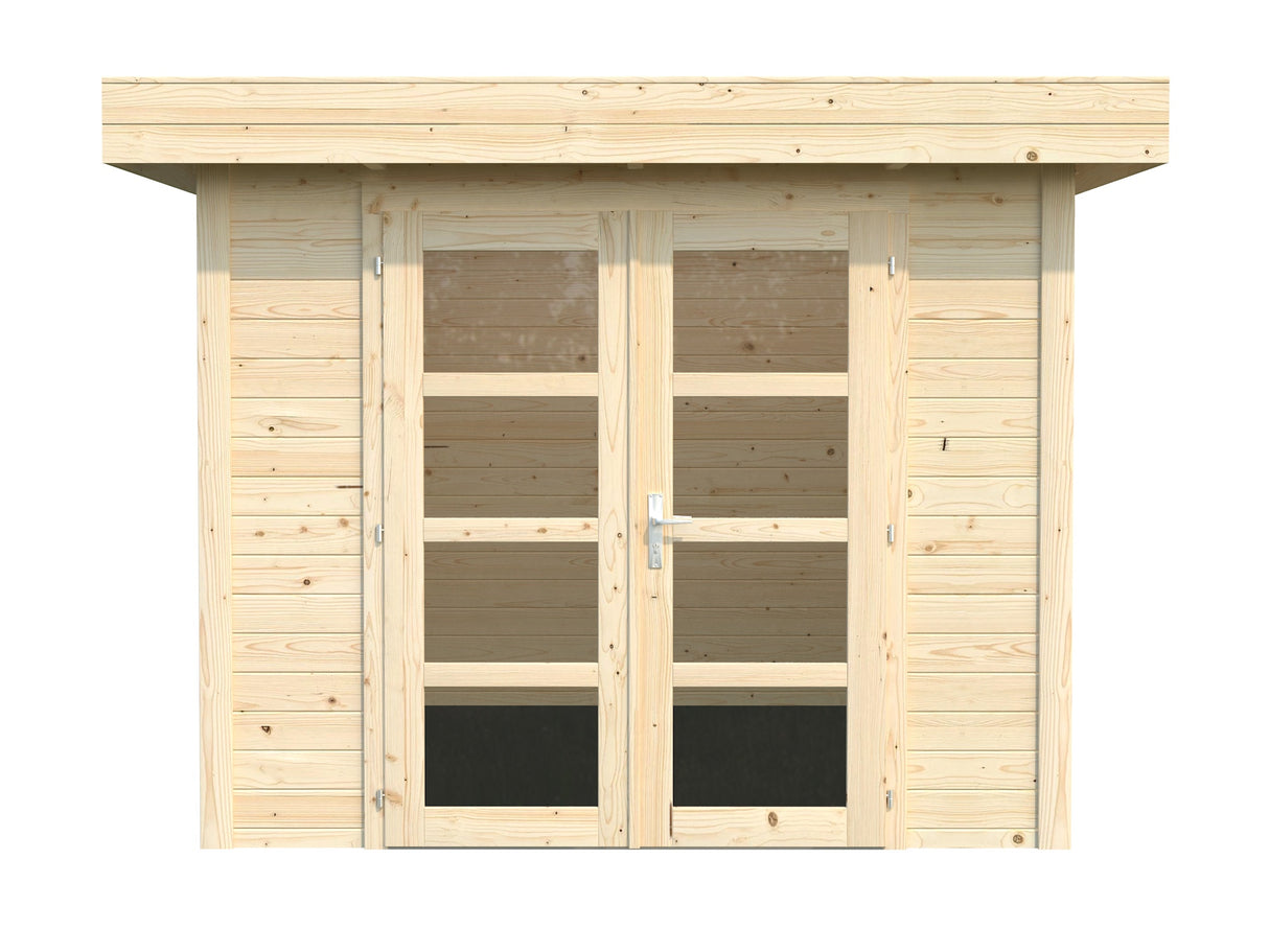 Volga (2,5x2,5m | 6m2 | 28mm) Log Shed - Palmako UK