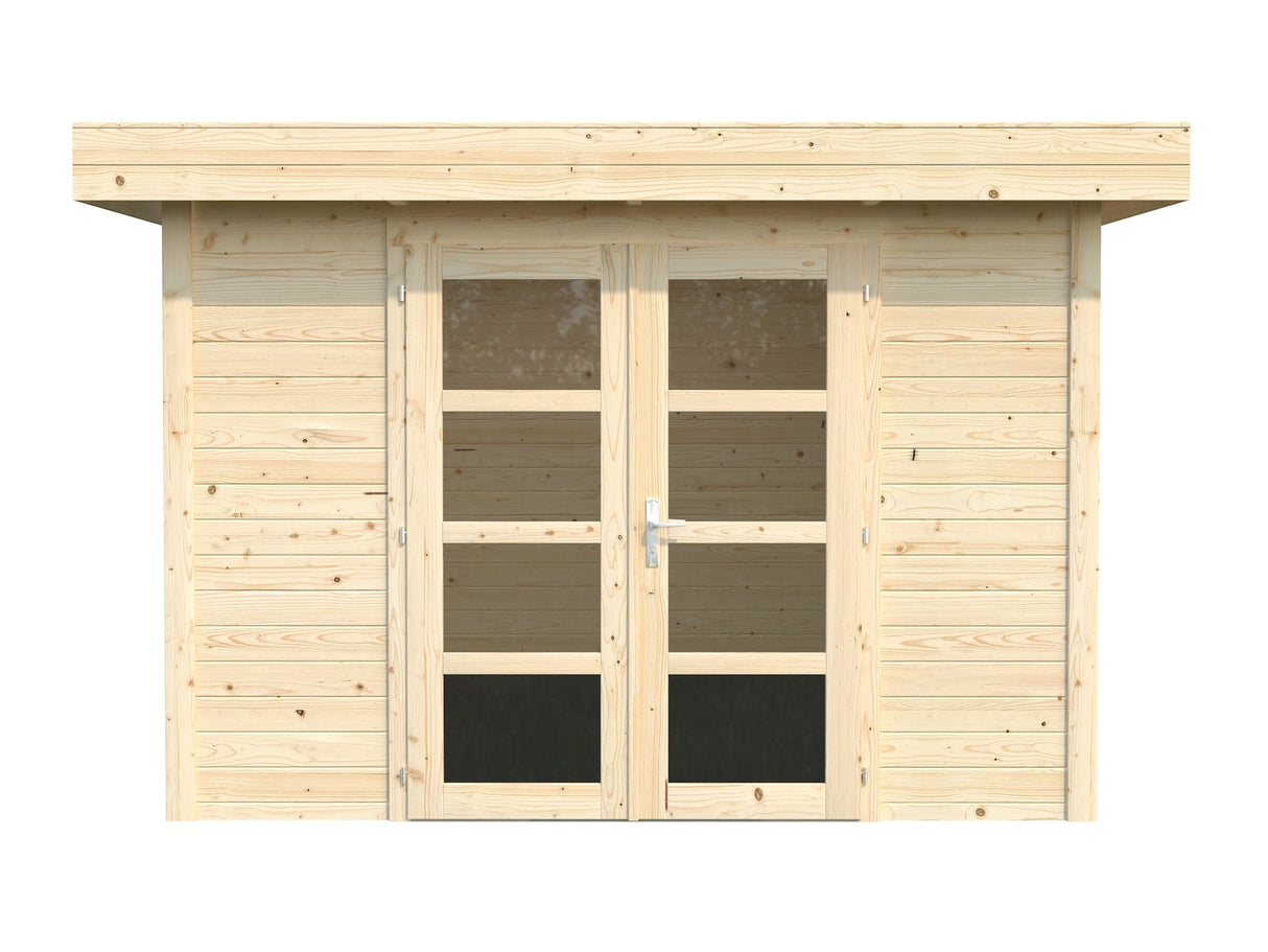 Volga (2,96x3m | 8,6m2 | 28mm) Log Shed - Palmako UK