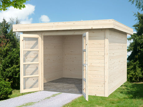 Volga (2,96x3m | 8,6m2 | 28mm) Log Shed - Palmako UK