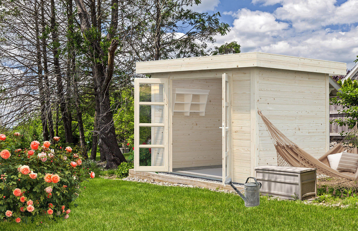 Volga (2,5x2,5m | 6m2 | 28mm) Log Shed - Palmako UK